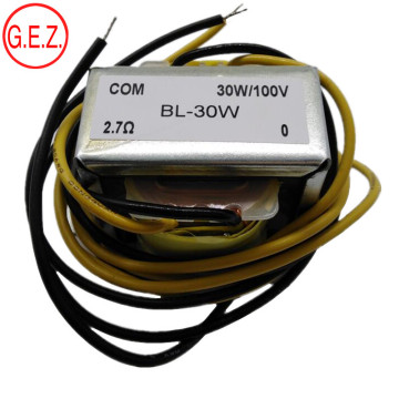 30W 100V 2.7OHM TUBE DE SAÍDA DE AUDIO Transformador