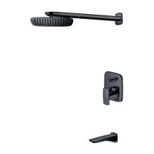 shower faucet thermostatic Copper Multi Function Wall Mounted Shower System Factory