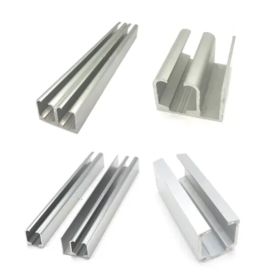 Aluminium sliding door and window track Extruded profiles
