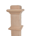 Pos Poplar Newel klasik untuk pemasangan tersuai