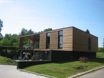 Luxury Style Prefab Container Villa House Light Steel Frame Non-shrinking