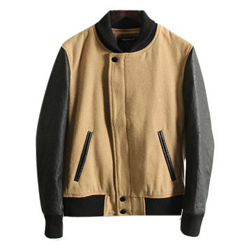 Fashion varsity double breasted baseball jacket