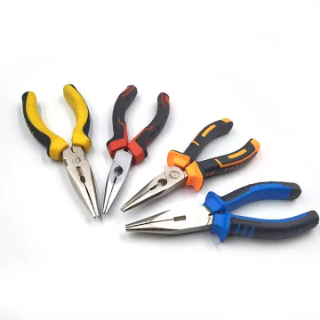 Factory price 6inch pvc handle long nose pliers