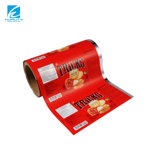 Custom Printed Multilayer Aluminum Foil Sachet Flexible Food Packaging Film for Snacks