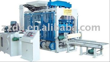 QT12-15 fully Automatic Concrete Cement Brick Making Machinery, paving brick making machine, curb brick machine