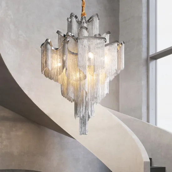 Light luxury temperament crystal chandelier decorative ceiling lighting villa custom chandelier