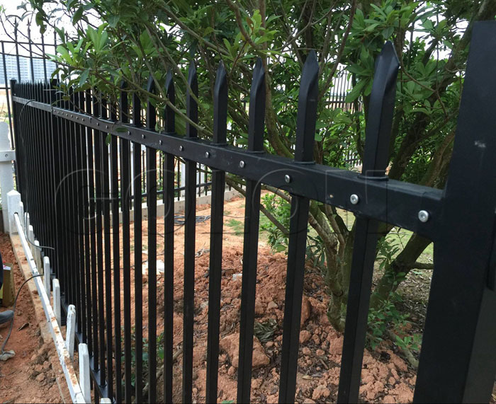 wrought iron fence designs