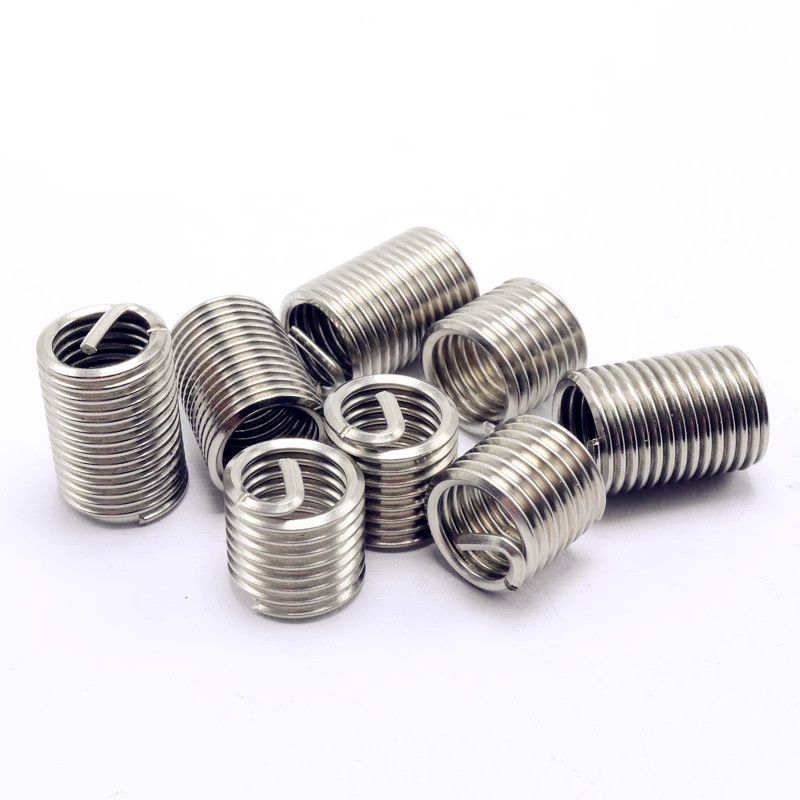 Stainless Steel Fine Thread Insert Coils Free Running M12*1 Size for Metric Applications
