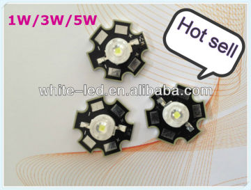 1W/3W/5W LED ad alta potenza bianca calda 2800-3500K