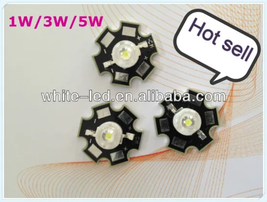 1W/3W/5W High Power LEDs Pure White(With CE and Rohs)