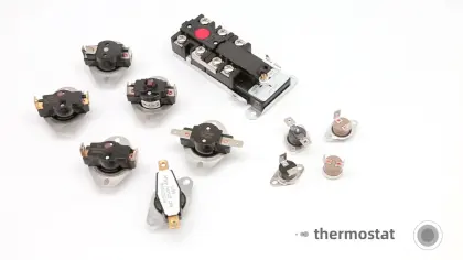 TOD type thermostat SPDT,  DPST and manual reset thermostat KSD308-A for water heater