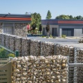 Malha de tecido hexagonal de preço da cesta de Gabion