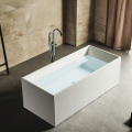 Freestanding Tub With Black Drain One Person Soaking Freestanding Acrylic Bathtub