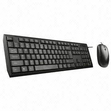Wired keyboard with slim keystroke design