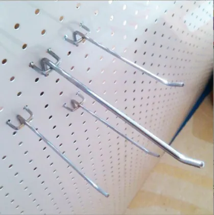 Retail Display Rack with Hooks and Shelves