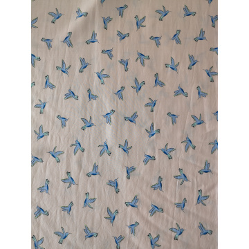 Birds Design Rayon Poplin shuttle 45S Tela de impresión