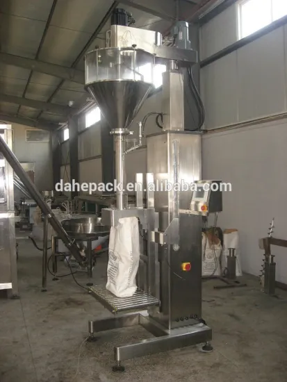Semi Automatic Protein Powder Weighing Filing Machine (1-50KG), Net Weight Powder Filler