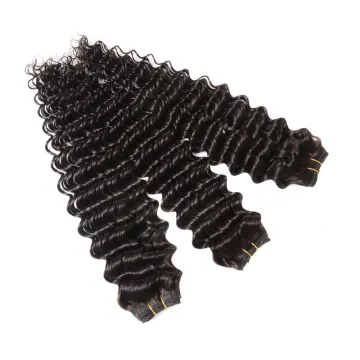 Deep Wave Sample Order Accept Raw Virgin Can Styled One Donor Low Price Cuticle Aligned Hair