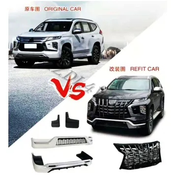 Facelift Bodykit Upgrade 4x4 Car Body Kit for Pajero Sport 2019-2022