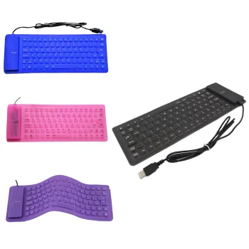 Top 2023 Hot Foldable Silica Gel Keyboards: Waterproof, Portable, and Ultra-Soft for Laptops and Notebooks