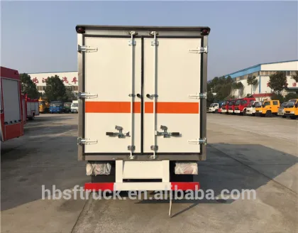 Mini LHD Dangerous chemicals transport van vehicle use for transport explosive materials