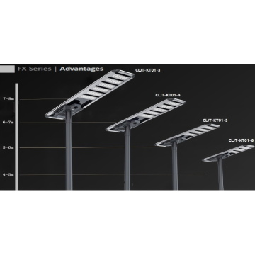 all in one led street light