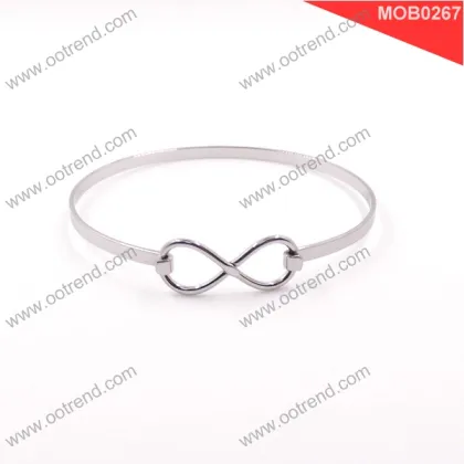 Timeless style infinity clasp forever best friendship silver bracelet jewelry