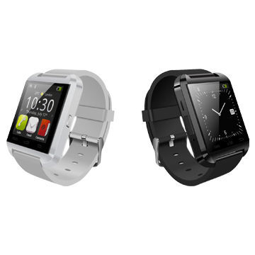 Bluetooth Genuine Leather Smart Watch for iPhone/Android Phones