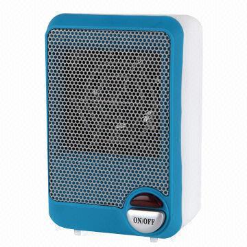 Fan heater, tip over switch with safety fuse inside
