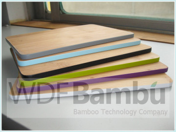 New Product for 2014 Moso Bamboo Cutting /ChppingBoard w/ Colorful Edge