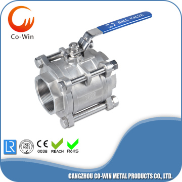 Stainless Steel 3pc Ball Valve CF8/CF8M