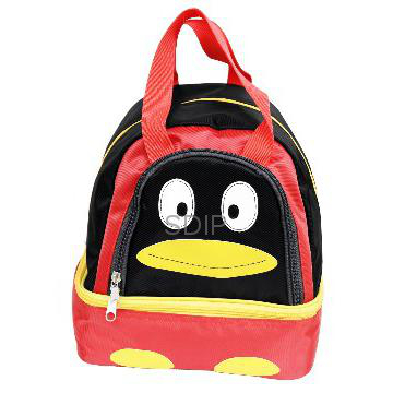 Kawaii pingüino escuela almuerzo bolsa de poliéster 600D niños ninguno PVC