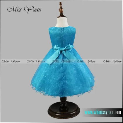 Small MOQ girls bowknot sequin girl princess tutu skirt