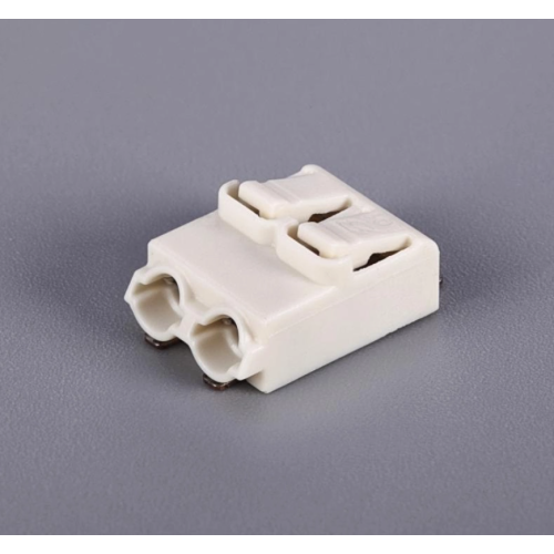 Surface mounted line push line connector 2 way