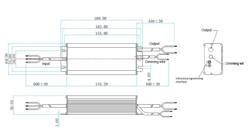 60W Driver Dimension