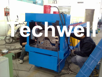 Automatical Valley Flashing Tile Roll Forming Machine With PANASONIC PLC Control System