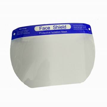 CE PET Plastic Clear Protection Shield Face