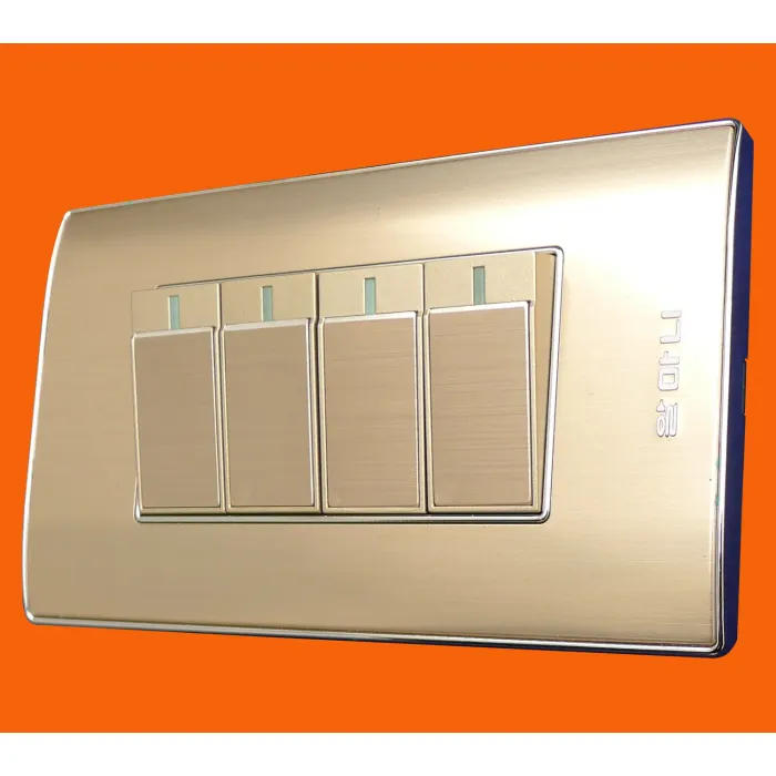 Sakelar Dinding 2 Gang Gaya Amerika Baru AL2002F