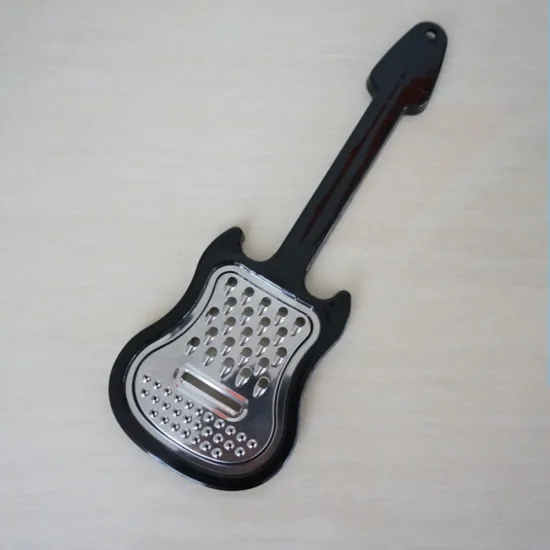 2017 hot new kitchen creative tool guitar shaped stainless steel cheese grater