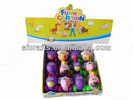 vinyl toy animal,Soft toy animal,slide vinyl carton animal toy