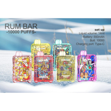 Rum BAR10000PUFF Global Trade Disposable Vape