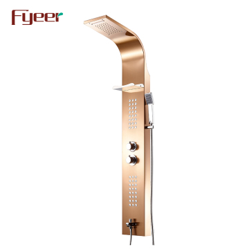 Cheapest Rainfall Stainless Steel Shower Panel at Fyeer Factory Price