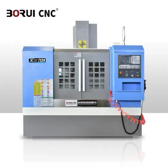 BoRui Brand XK7124: 3-Axis CNC Milling Machine Driven by Servo Motor