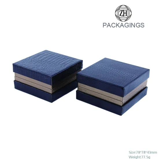 Wholesale pu leather folding cufflink box