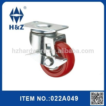 Tool box PU medium duty caster and wheel