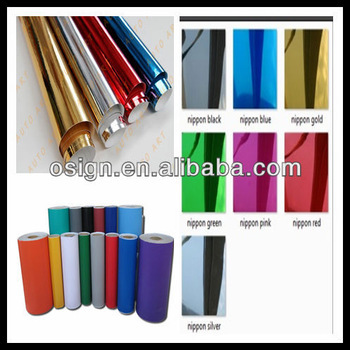 Mirror chrome film,air free color changing vinyl foil