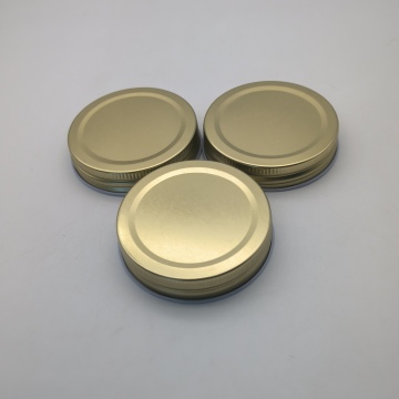 68 mm Metallschraubenkappe Gold Zinndeckel für Gläser