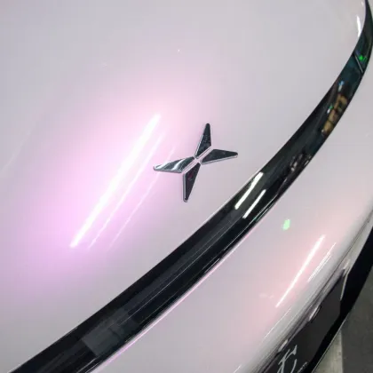 Platinum Phantom Pink Car Wrap