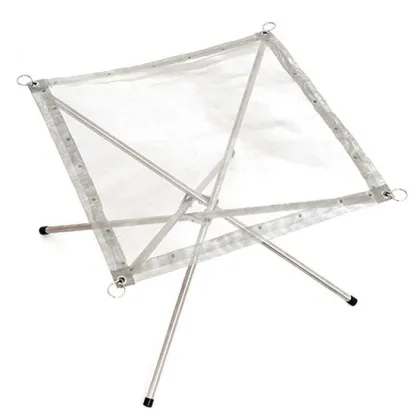 Stainless Steel Folding Campfire Rack for BBQ and Heating