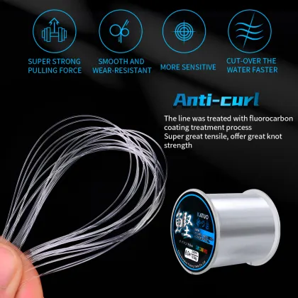 NEWMAJOR 100m 500m Nylon Fishing Line for Rock Bass Fishing Tackle